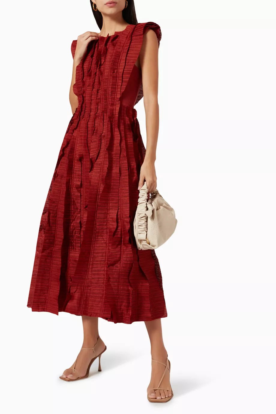 knee length dresses for ladies Allure Defined Midi Dress main image 0