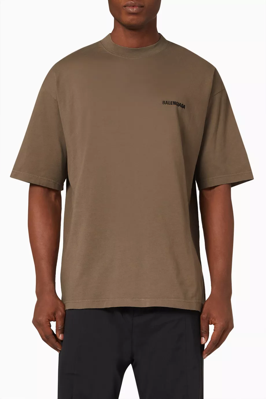 Balenciaga brown t shirt discount