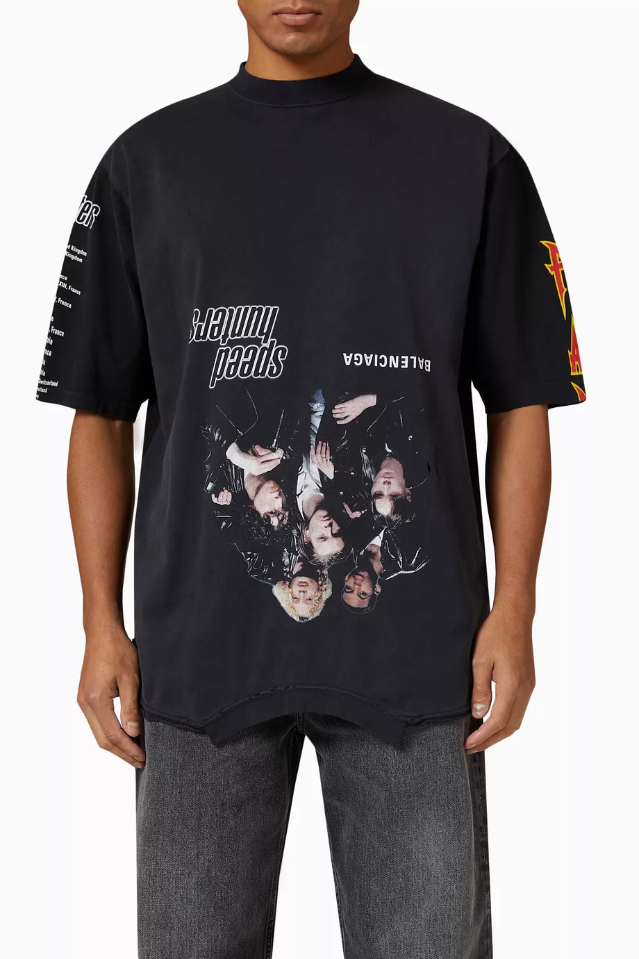 バレンシアガtシャツ　speed hunters upsidedown Balenciaga Speed Hunter Upside Down T-Shirt — CONSUMED