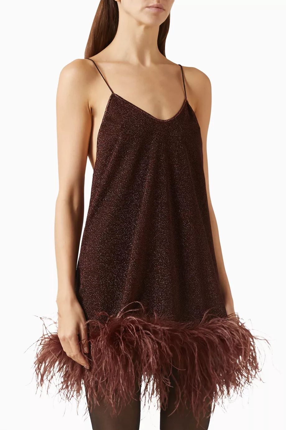 knee length dresses for ladies Lumire Plumage Short Dress