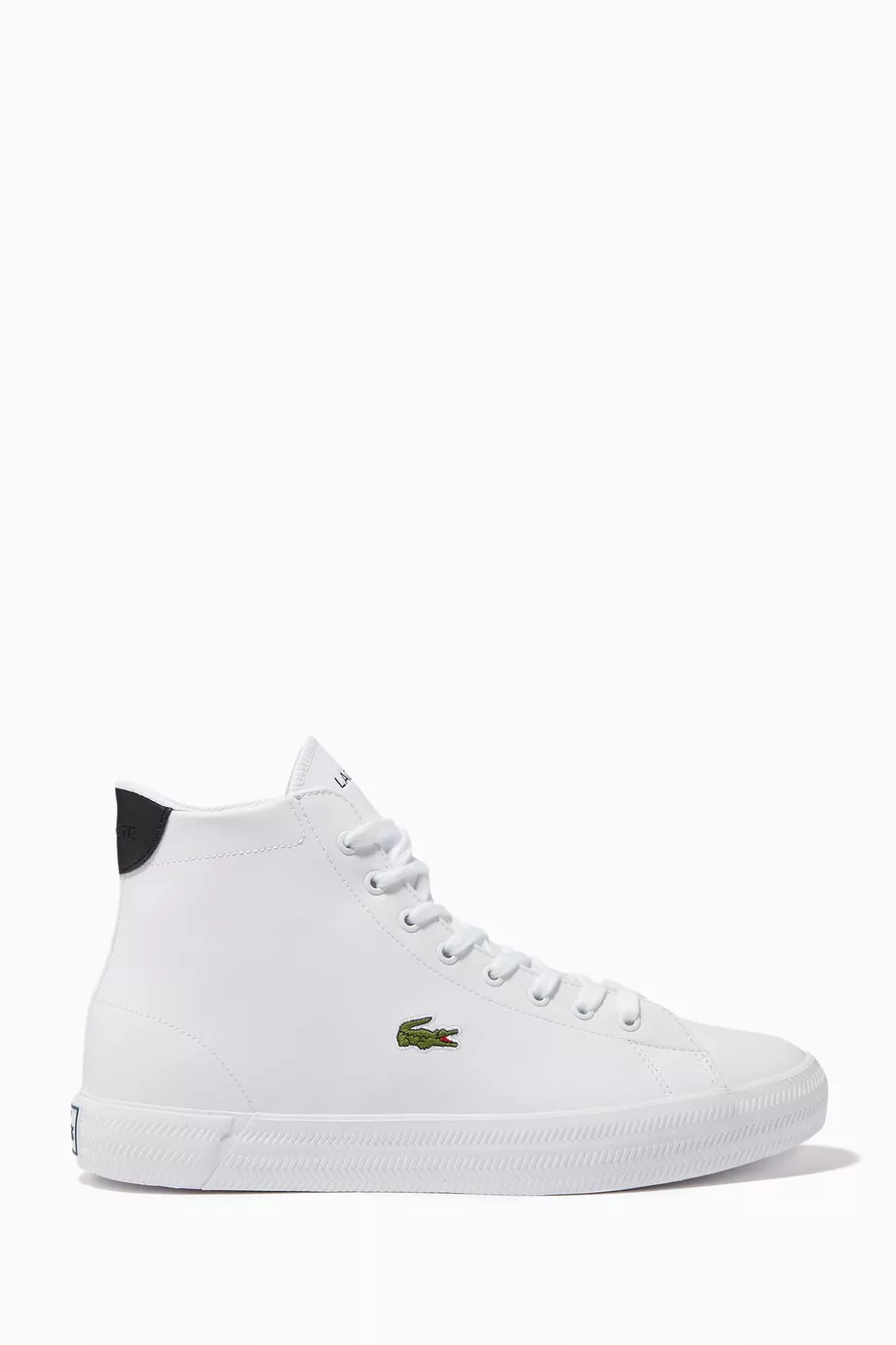 Lacoste mens high top shoes discount