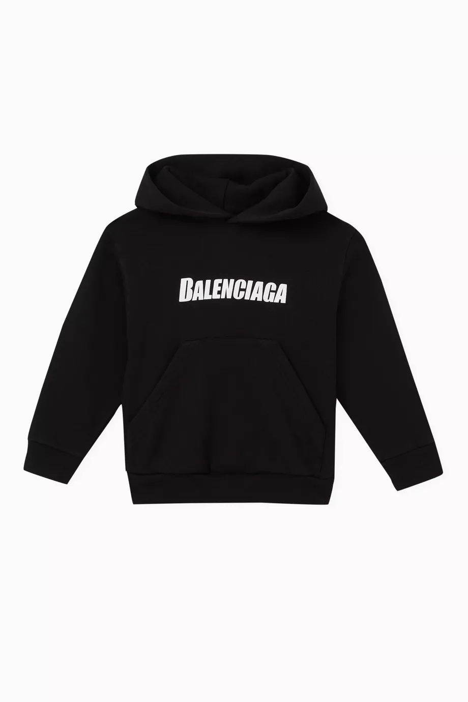 Buy Balenciaga Black Logo Hoodie in Cotton for UNISEX Online Ounass Kuwait
