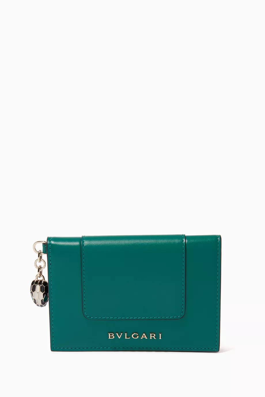 Buy BVLGARI Green Serpenti Forever Card Holder in Calfskin for Women Online Ounass Kuwait