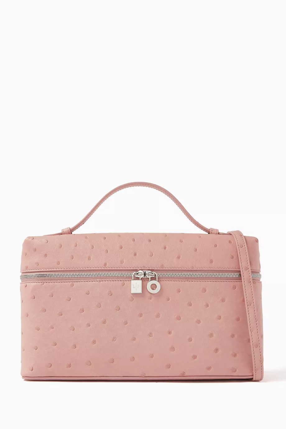 Pink ostrich purse cheap