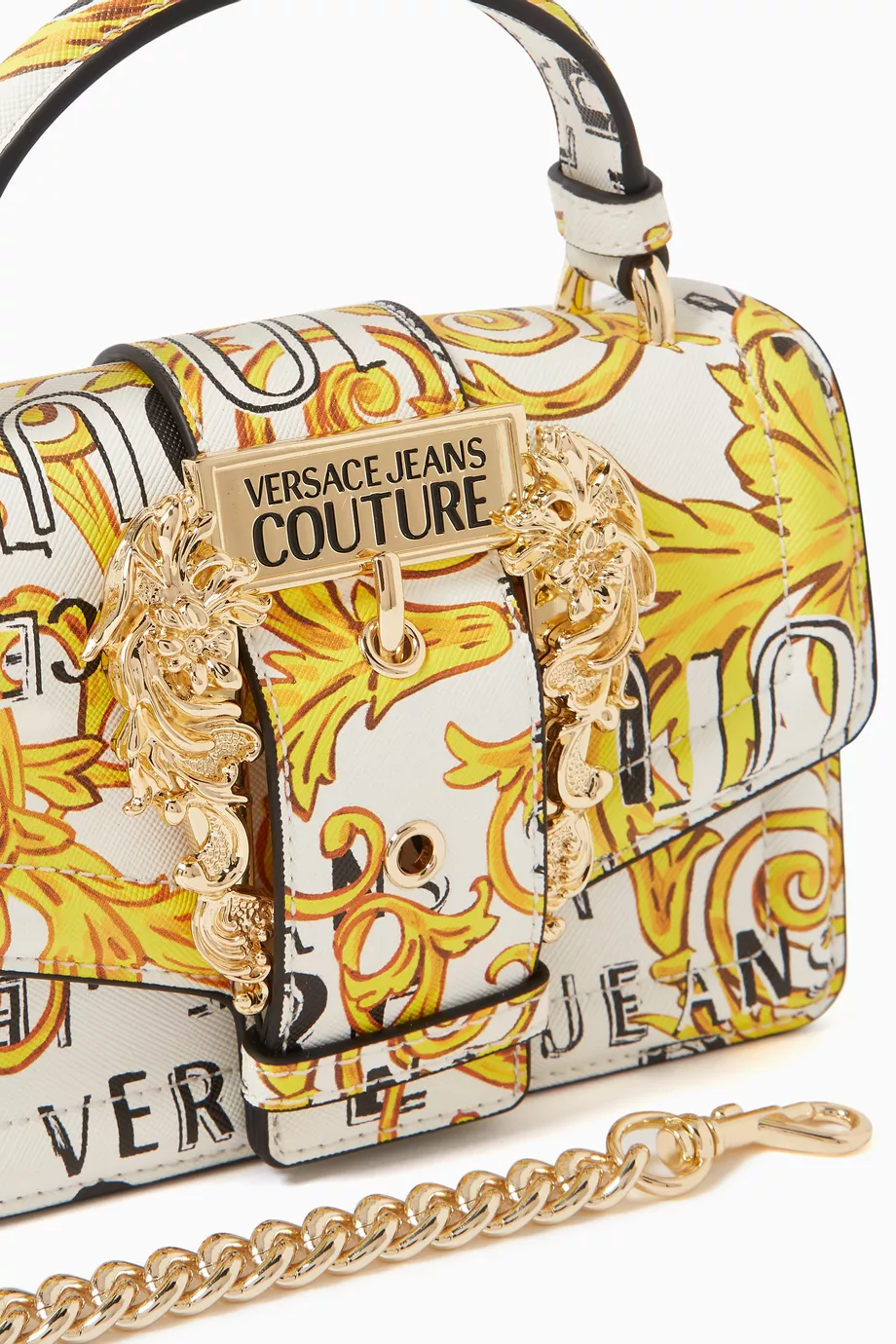 Buy Versace Jeans Couture White Medium Couture 01 Crossbody Bag in