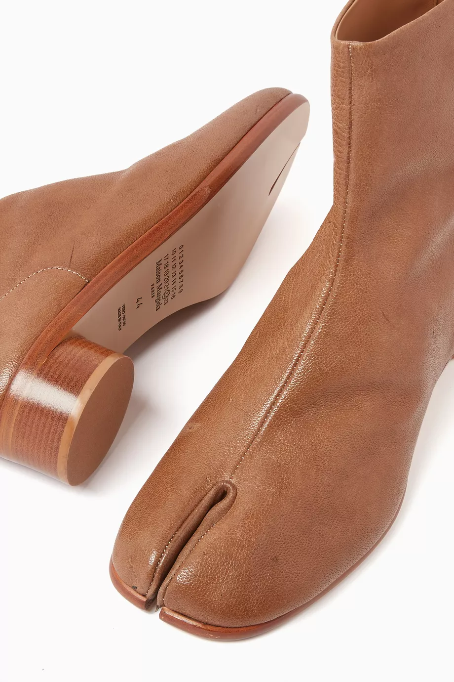 Maison margiela camel boots store
