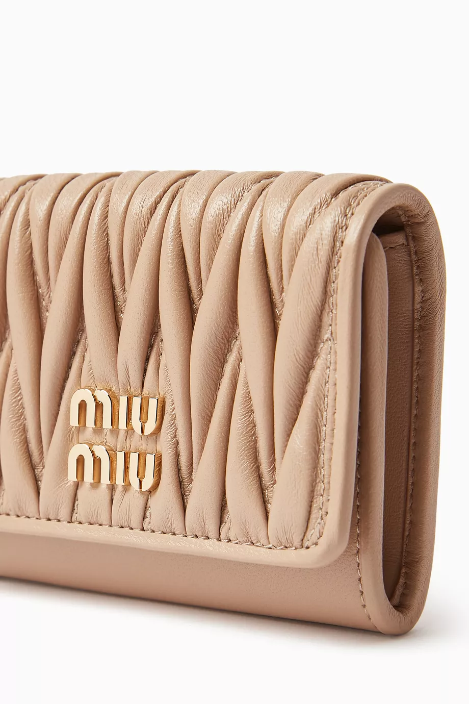 【MIU MIU】MATELASSE CARD WALLET MIU MIU Matelassé Card Holders - POIZON