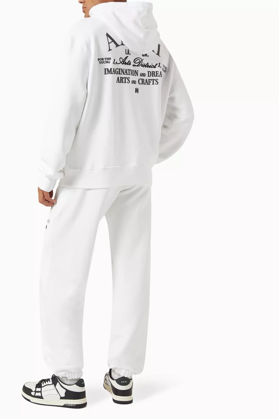 Buy Amiri White Logo Hoodie in Cotton for Men Online Ounass Kuwait