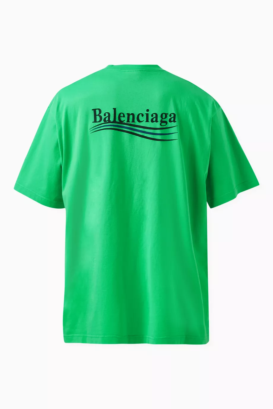Buy Balenciaga Green Political Campaign T shirt in Cotton Jersey for UNISEX Online Ounass Kuwait