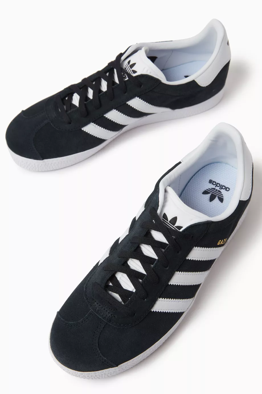 Buy adidas Black Gazelle Shoes in Suede for Kids Online | Ounass Kuwait