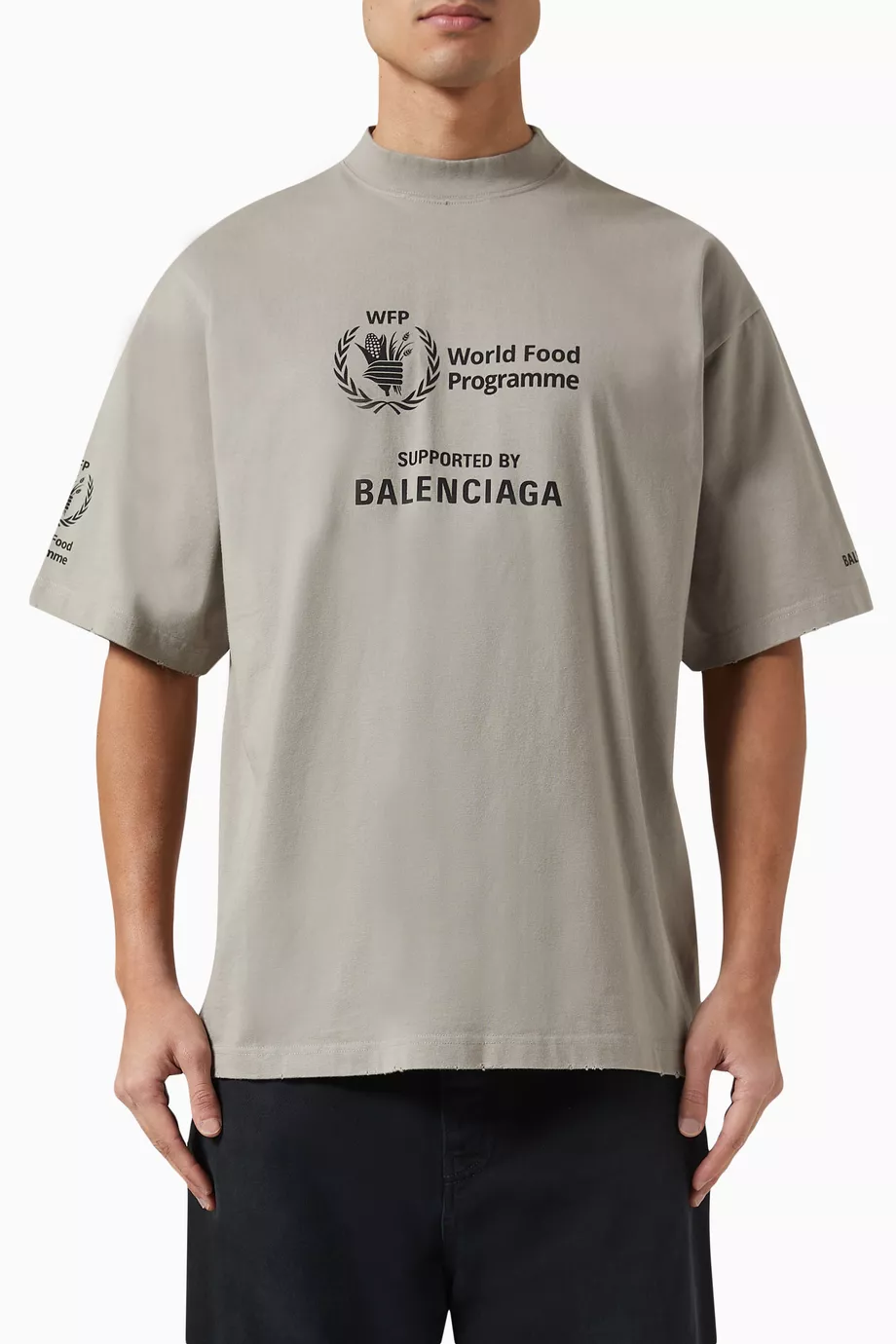 Balenciaga world food program shirt hot sale