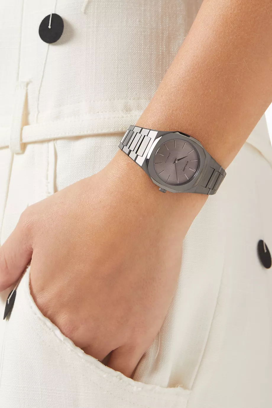 Buy D1 Milano Grey Ultimate Grey Ultra Thin Watch, 30mm for