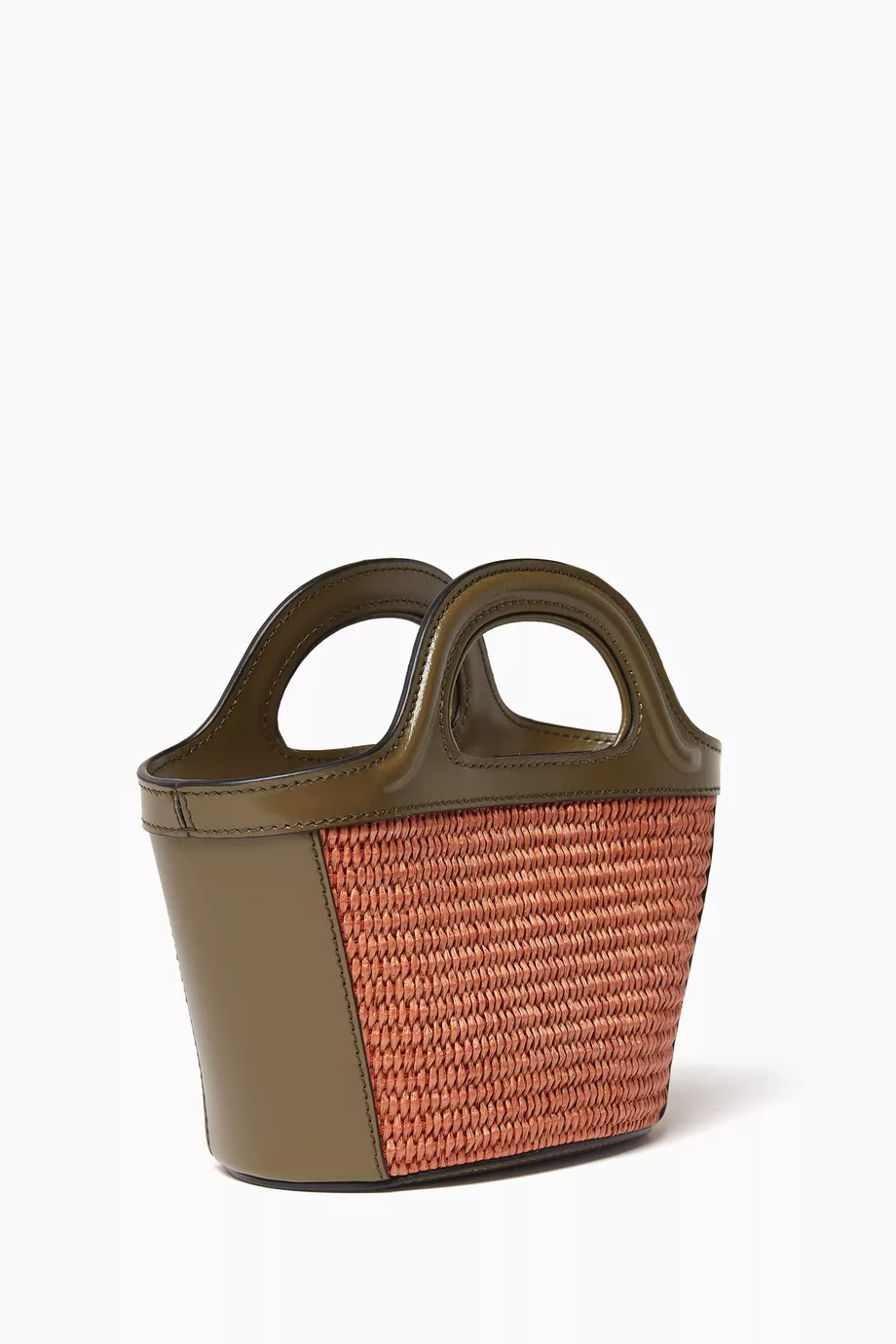 MARNI ブラウン TROPICALIA BAG MICRO Marni Micro Tropicalia logo-embroidered Bag | Brown | FARFETCH IN