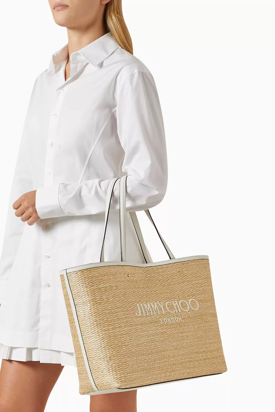◆正規品・新品◆Jimmy Choo Beige Raffia Mini Marli Handbag Buy Jimmy Choo Brown Mini Marli Tote in Raffia for Women