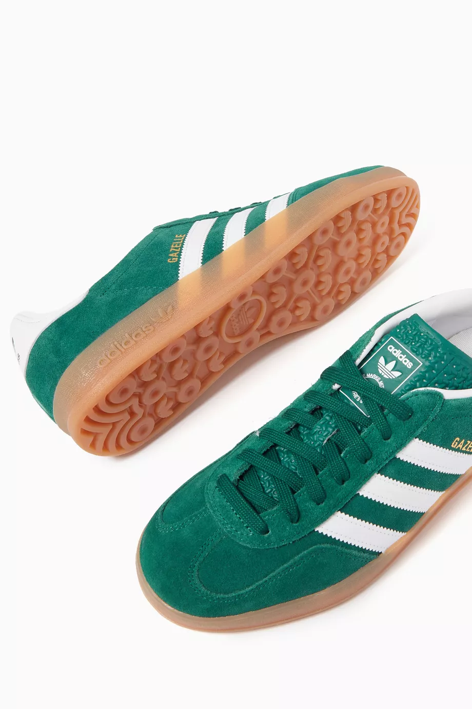 adidas gazelle silver green womens Adidas Gazelle green white sneakers  Glad Store Genova