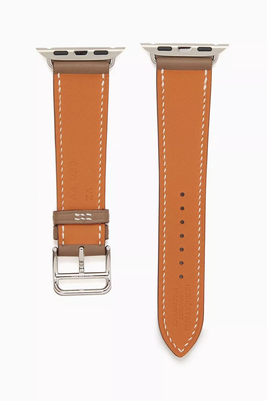 Buy Hermès Pre-Loved Brown Unused Apple Watch Strap in Leather