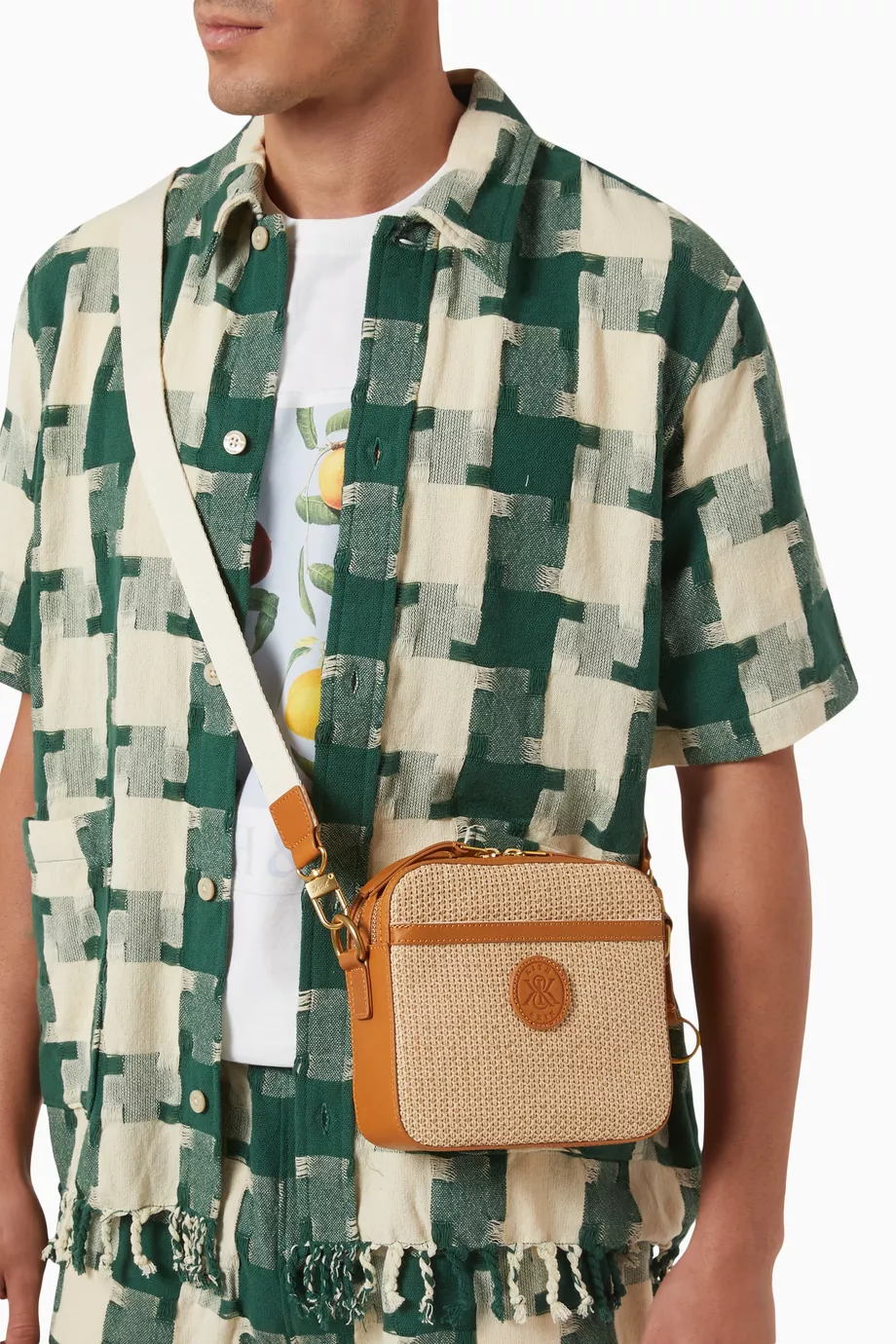 Kith Sherman Raffia Crossbody クロスボディバッグ 送関税込 Kith Sherman Raffia Crossbody Bag - Arch – Kith Europe