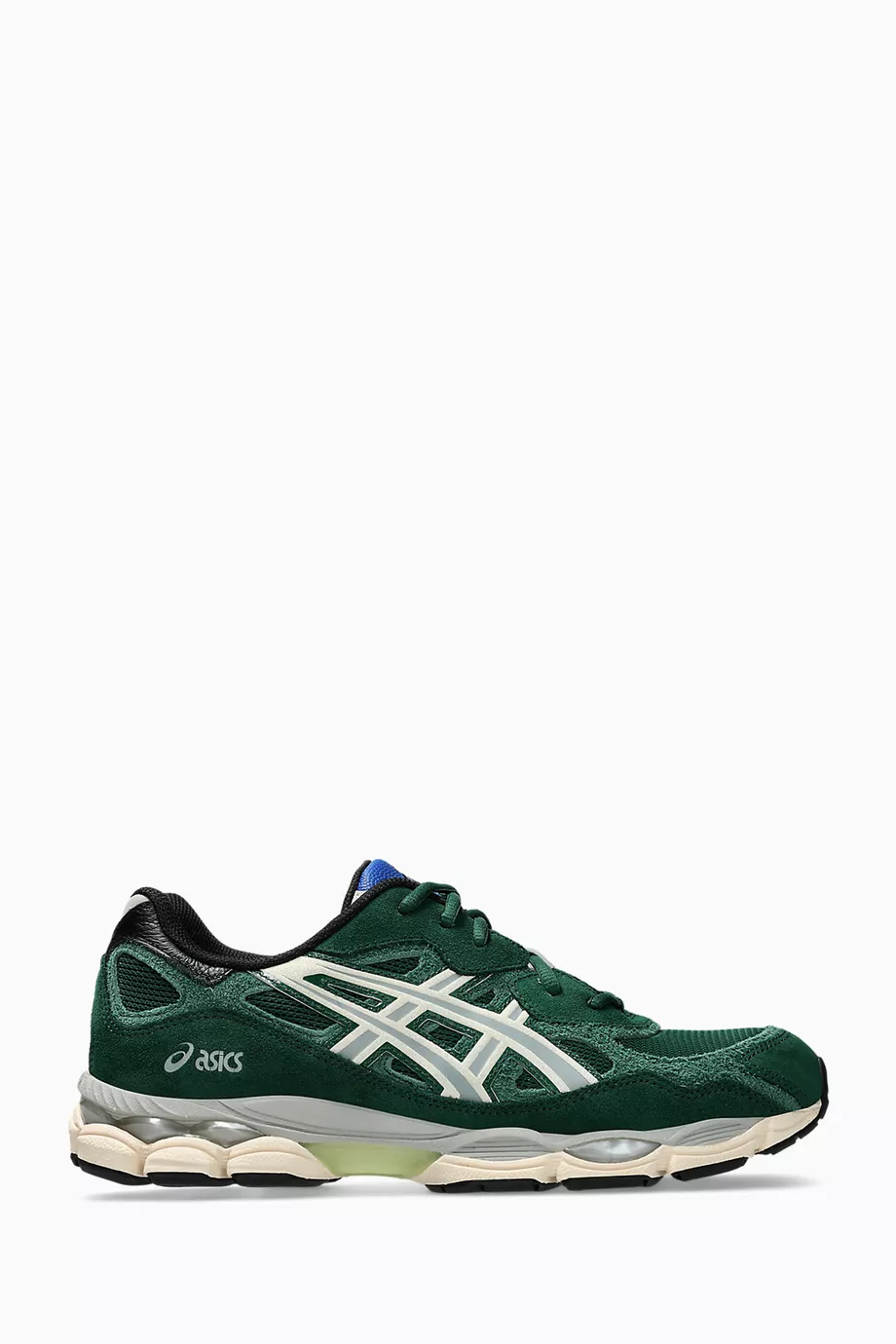 Buy Asics Green Ballaholic Gel-NYC Sneakers in Mesh for Men Online