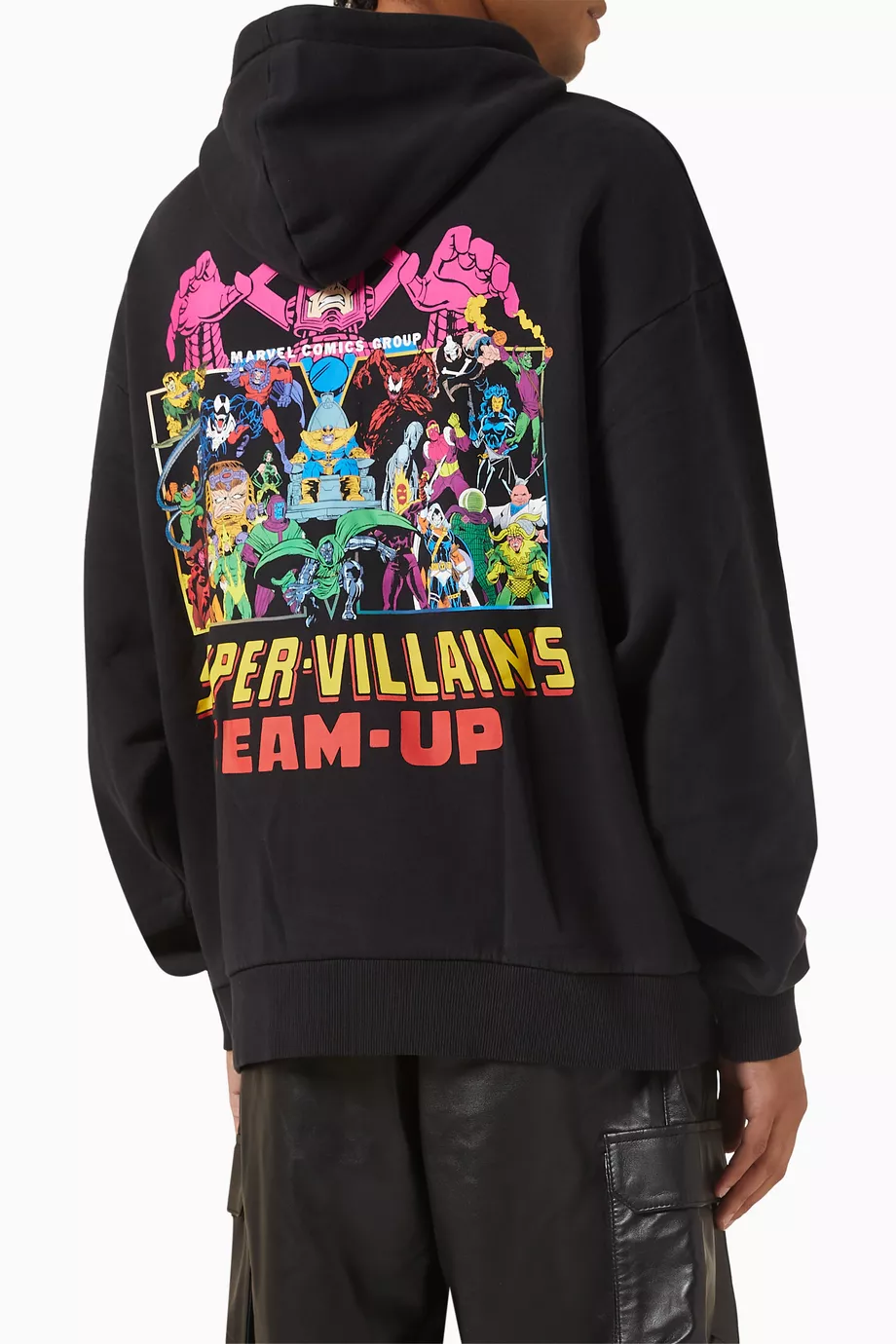 Marvel Kith Nelson Hoodie Mサイズ Buy Kith Black x Marvel Team Up Vintage Nelson Hoodie in Fleece