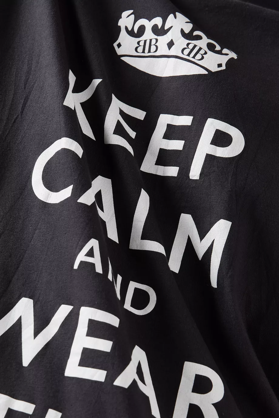 BALENCIAGA KEEP CALM Tシャツ BALENCIAGA(バレンシアガ) 25SS Keep Calm T-shirt UNISEXBB クラウン
