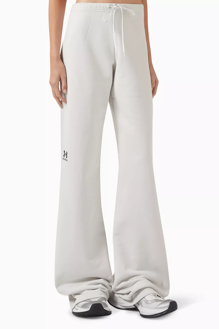 BALENCIAGA x Under Armourコラボ フレアスウェットパンツ*WHITE BALENCIAGA x Under Armourコラボ フレアスウェットパンツ*WHITE