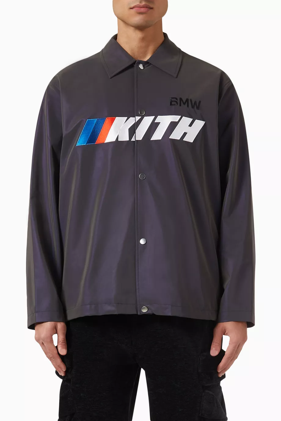 Buy Kith Multicolour x BMW Kieran Coaches Jacket in Iridescent