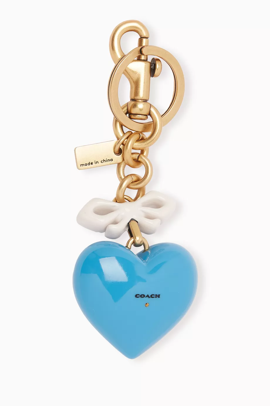 Buy Coach Blue Heart Bag Charm for Women Online | Ounass Kuwait