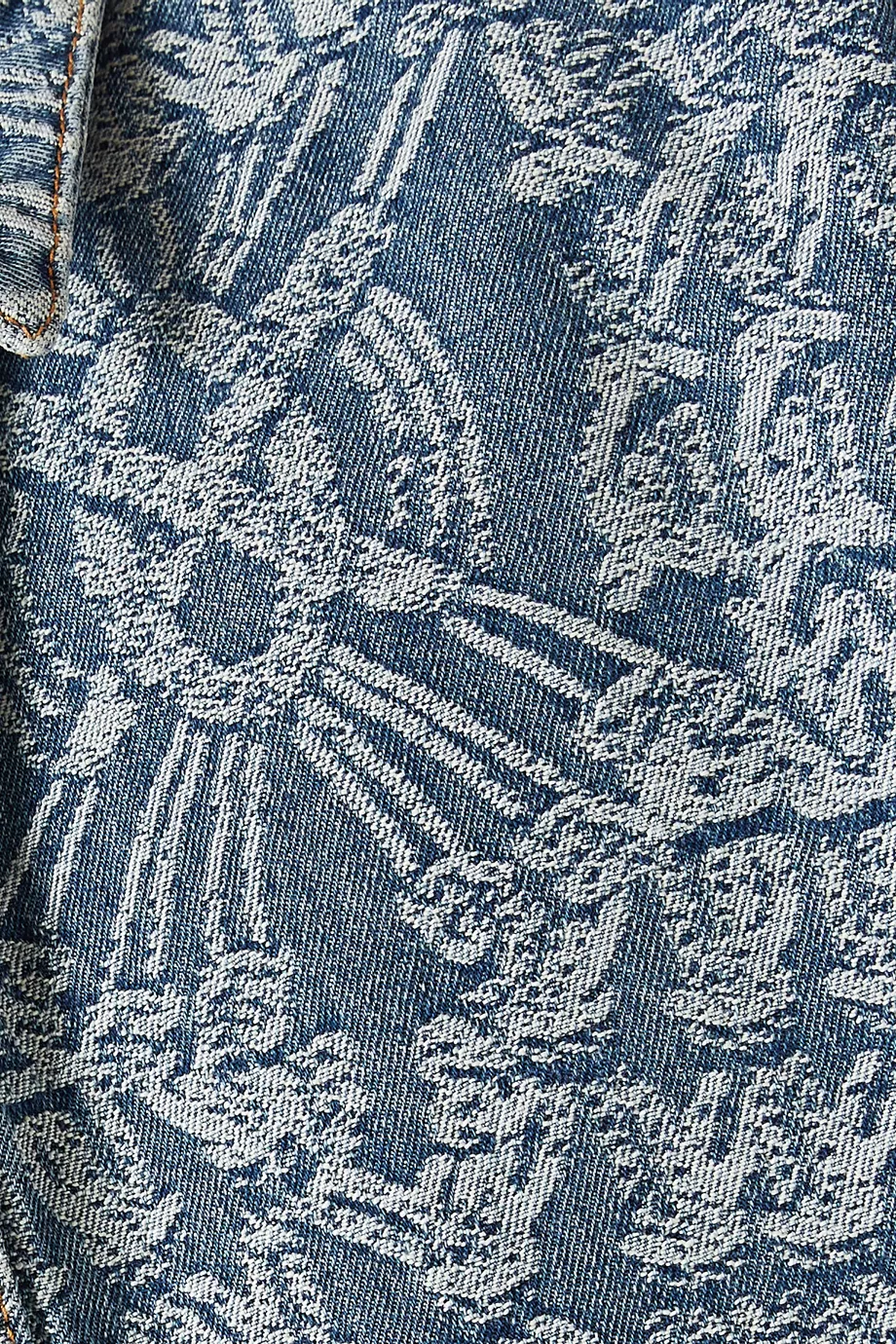 Tシャツ・カットソー DAILY PAPER SS25 MACRAME RAHUL SHIRT (2513092 MEDIUM) Daily Paper MACRAME RAHUL SHIRT Blue | BSTN Store