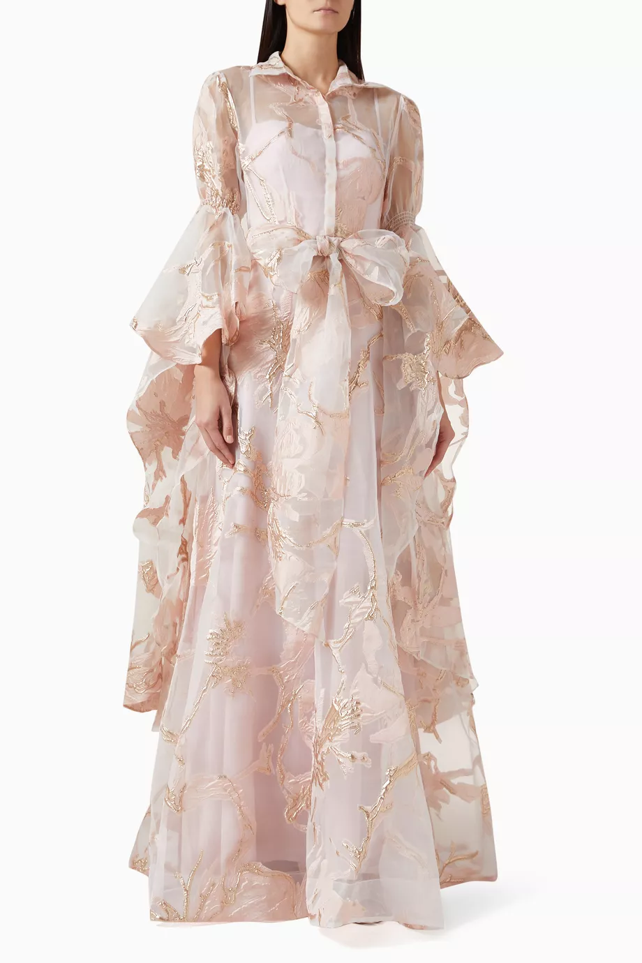 Jovani Embroidered Belted Gown in Organza price in Kuwait | Compare Prices