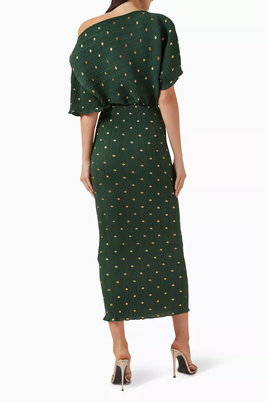 slim fit dress slacks J. Peterman Women's Polka Dot Button Front Dress