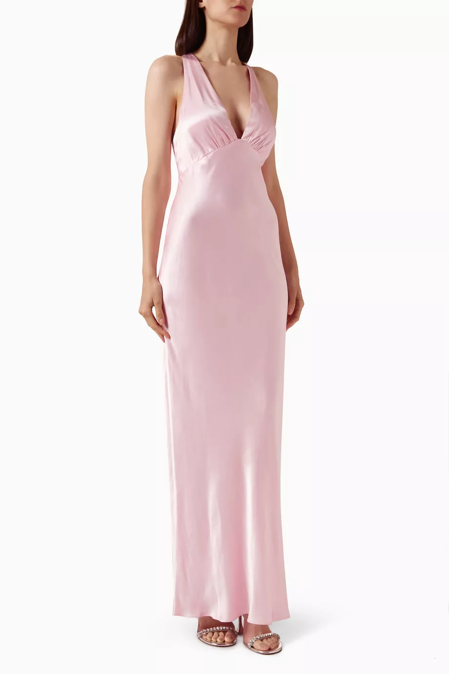 Shona Joy La Lune Plunged Cross Back Maxi Dress price in Kuwait | Compare  Prices