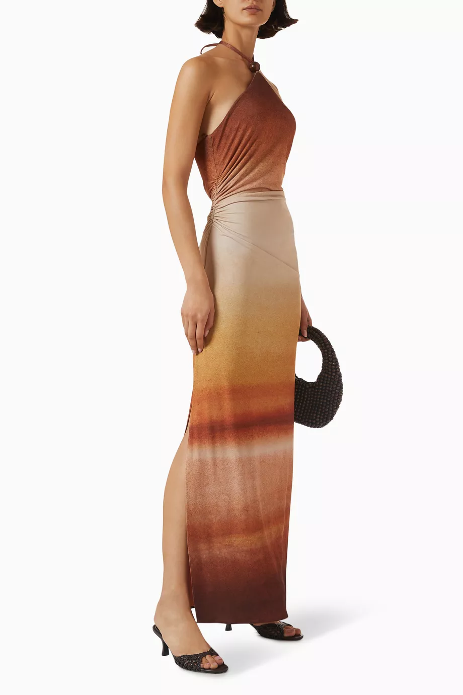 Buy BAOBAB Brown Blake Maxi Dress in Jersey for Women Online | Ounass Kuwait